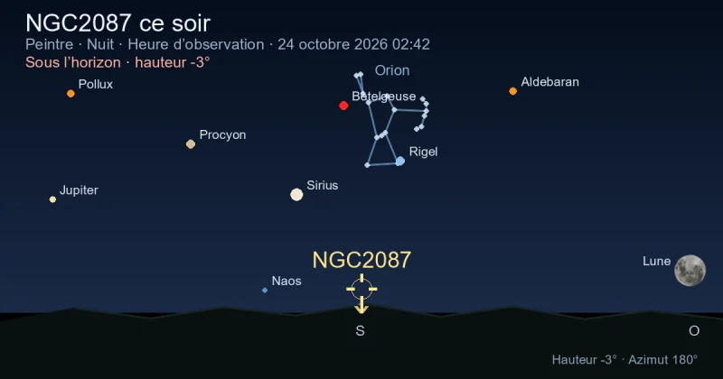 NGC2087 ce soir