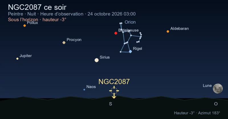 NGC2087 ce soir