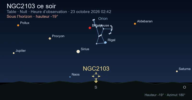 NGC2103 ce soir