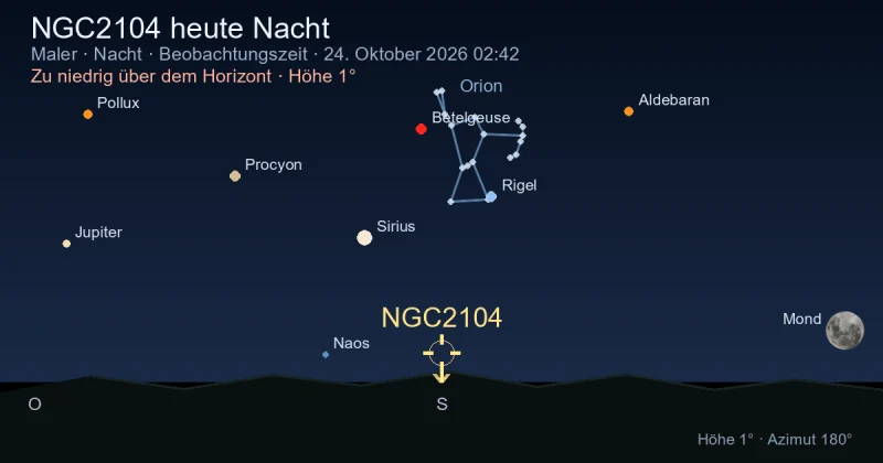 NGC2104 heute Nacht