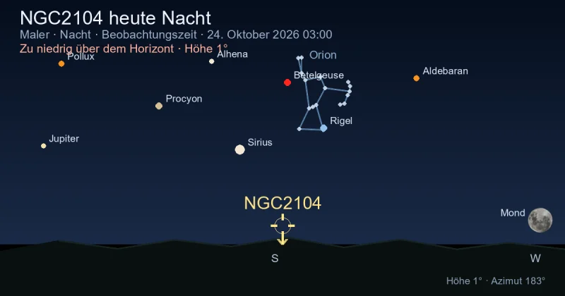 NGC2104 heute Nacht