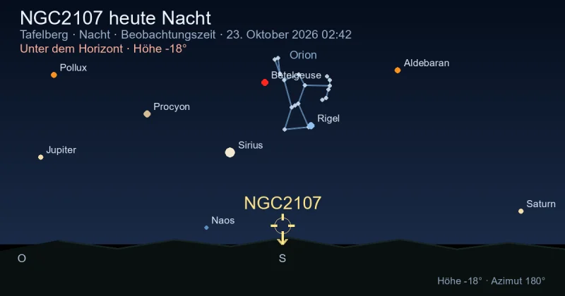 NGC2107 heute Nacht