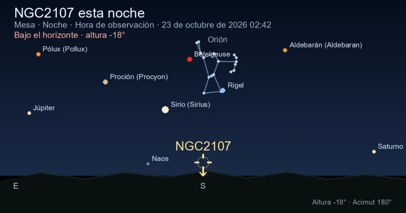 NGC2107 esta noche