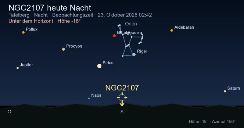NGC2107 heute Nacht