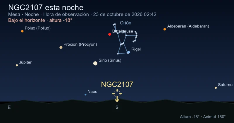 NGC2107 esta noche