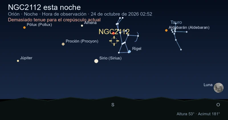 NGC2112 esta noche