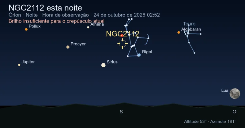 NGC2112 esta noite