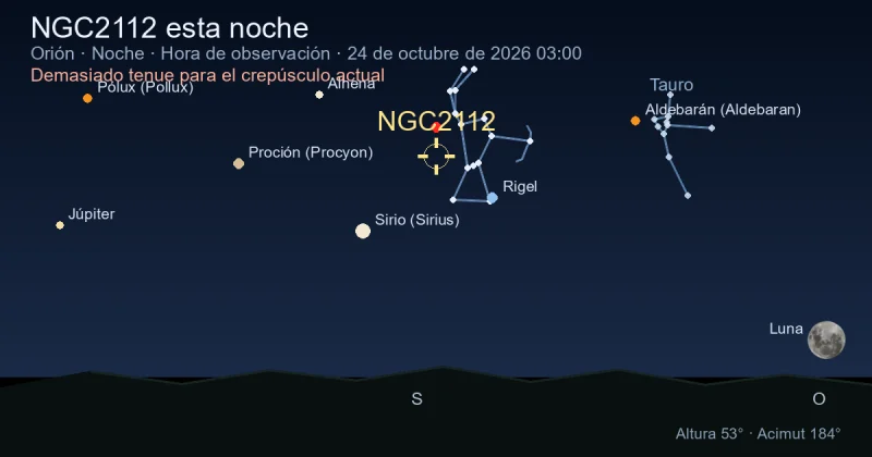 NGC2112 esta noche