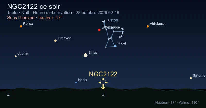 NGC2122 ce soir