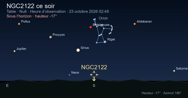 NGC2122 ce soir