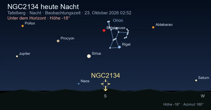 NGC2134 heute Nacht
