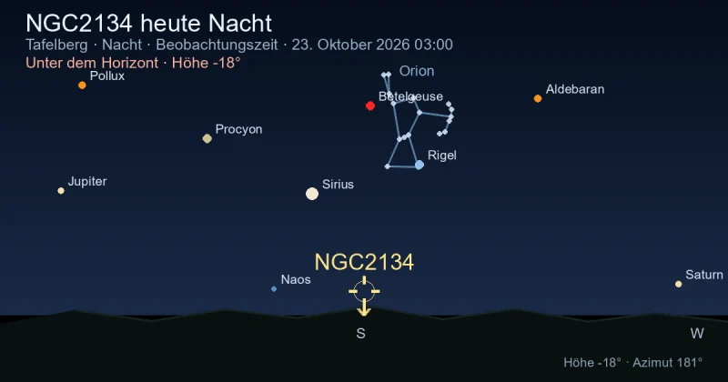 NGC2134 heute Nacht