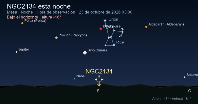 NGC2134 esta noche