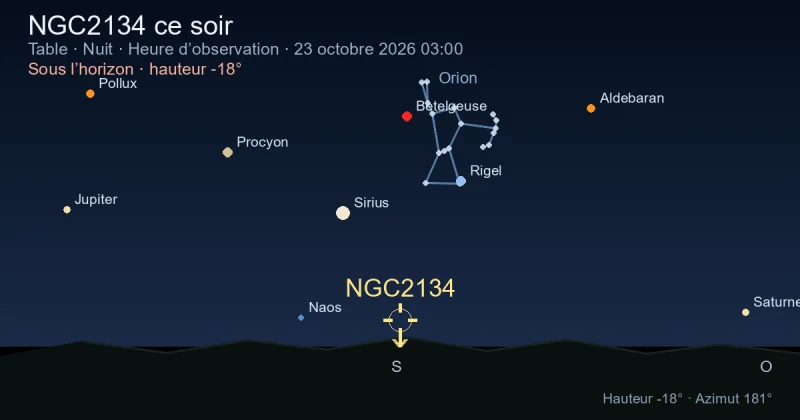 NGC2134 ce soir