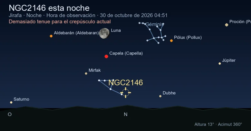 NGC2146 esta noche