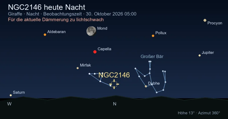 NGC2146 heute Nacht