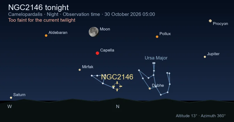 NGC2146 tonight