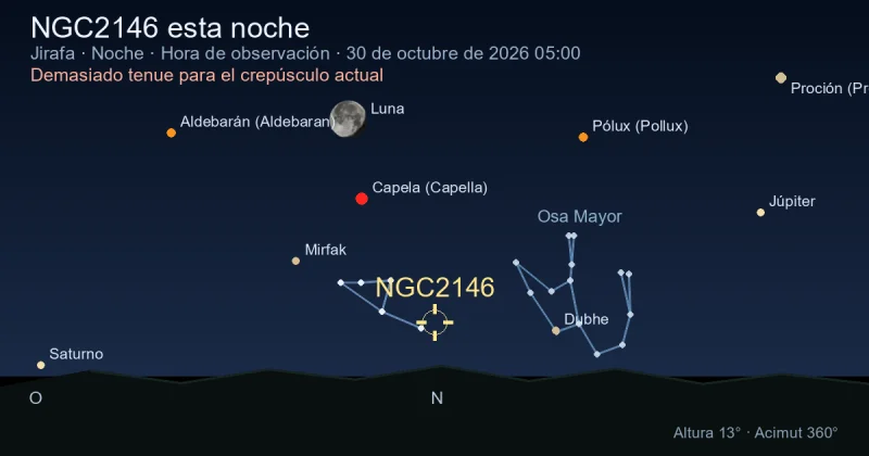 NGC2146 esta noche