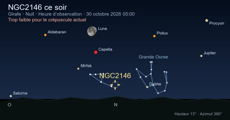 NGC2146 ce soir