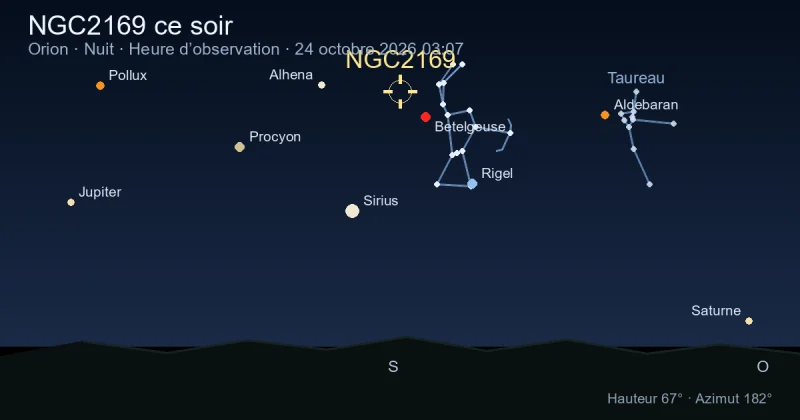 NGC2169 ce soir