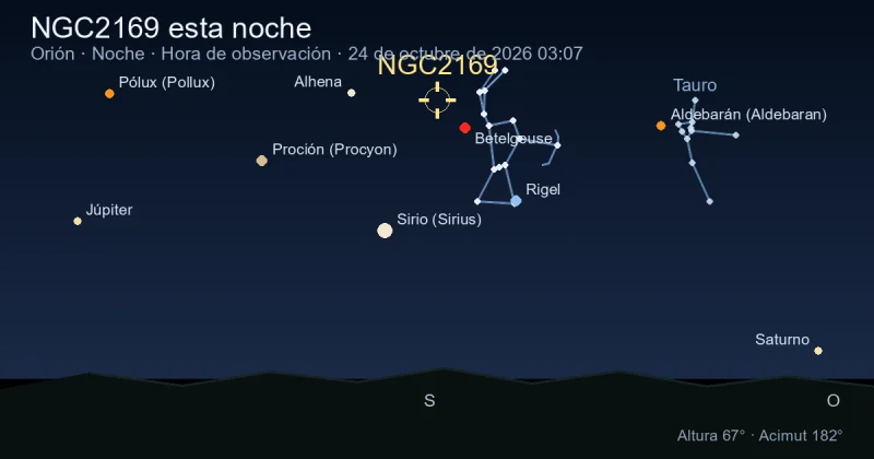NGC2169 esta noche