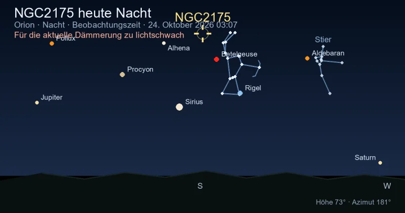 NGC2175 heute Nacht
