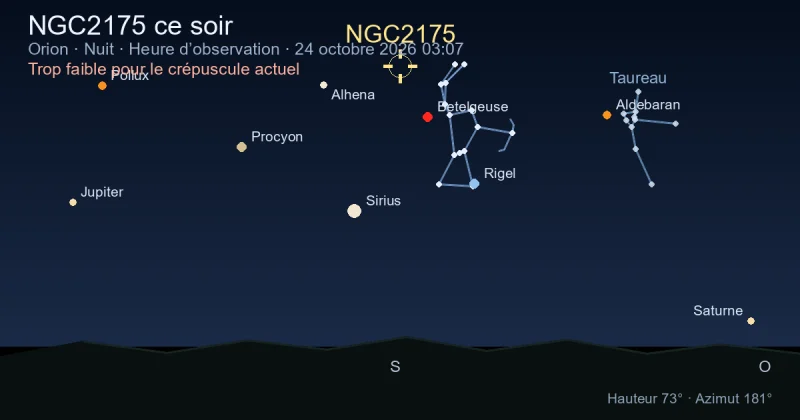 NGC2175 ce soir