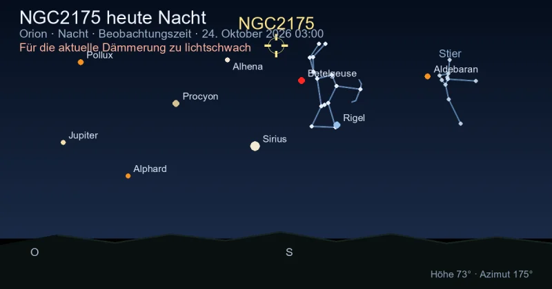NGC2175 heute Nacht