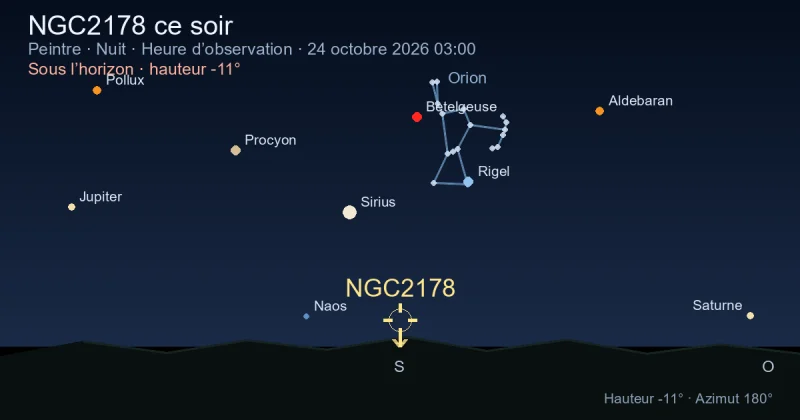 NGC2178 ce soir