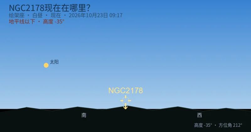 NGC2178现在在哪里？
