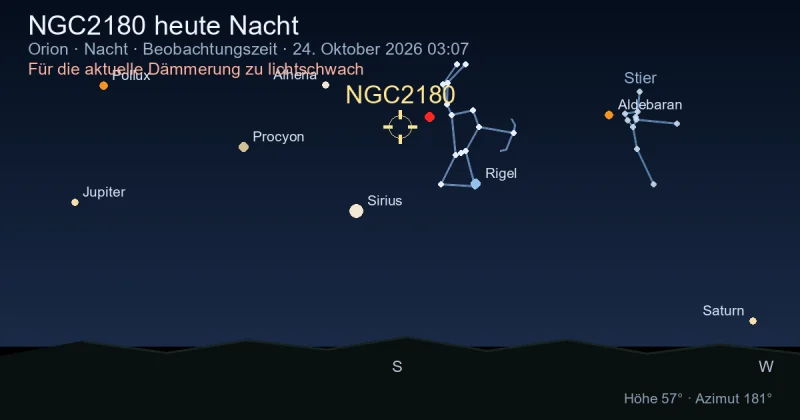 NGC2180 heute Nacht