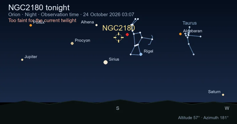 NGC2180 tonight