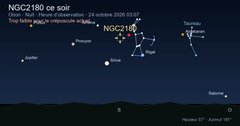 NGC2180 ce soir