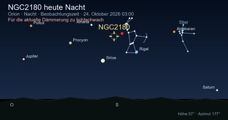 NGC2180 heute Nacht