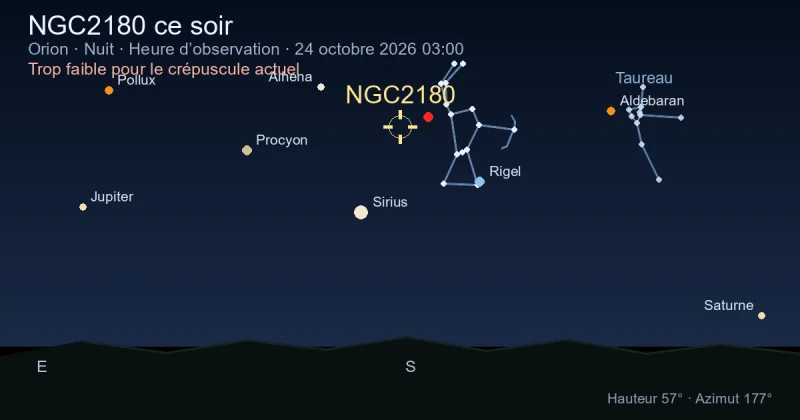 NGC2180 ce soir