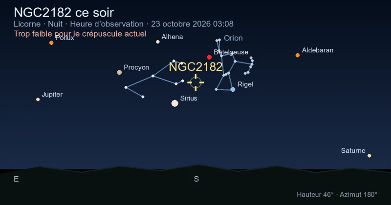 NGC2182 ce soir