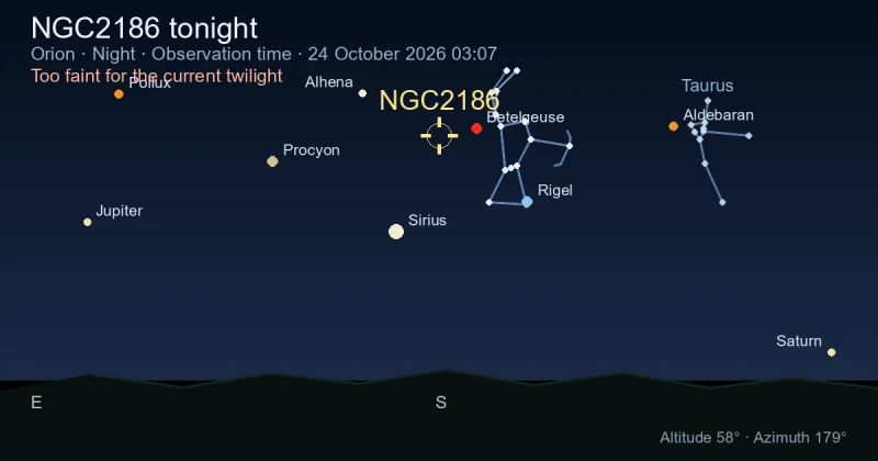 NGC2186 tonight