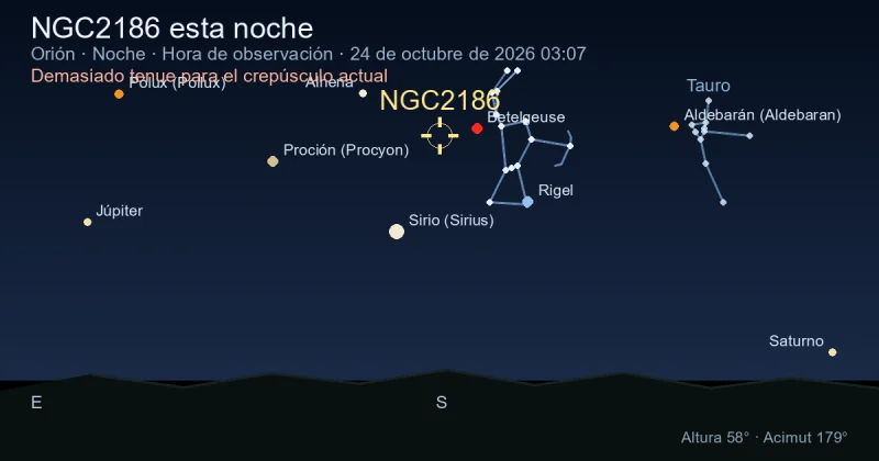 NGC2186 esta noche