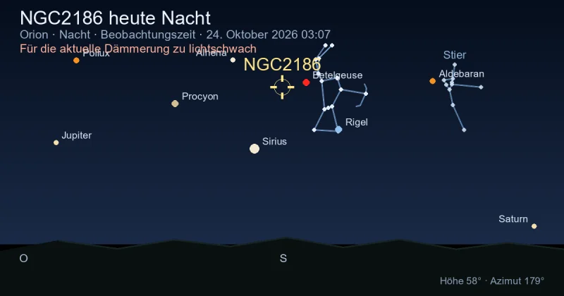 NGC2186 heute Nacht