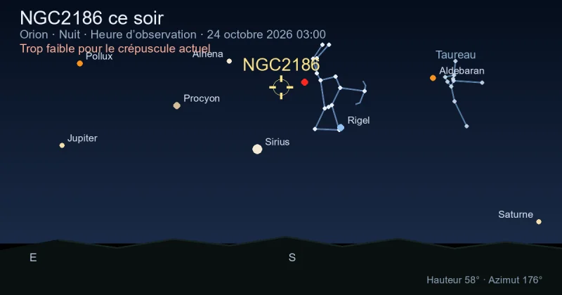 NGC2186 ce soir