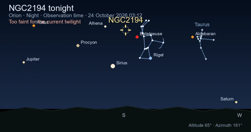 NGC2194 tonight