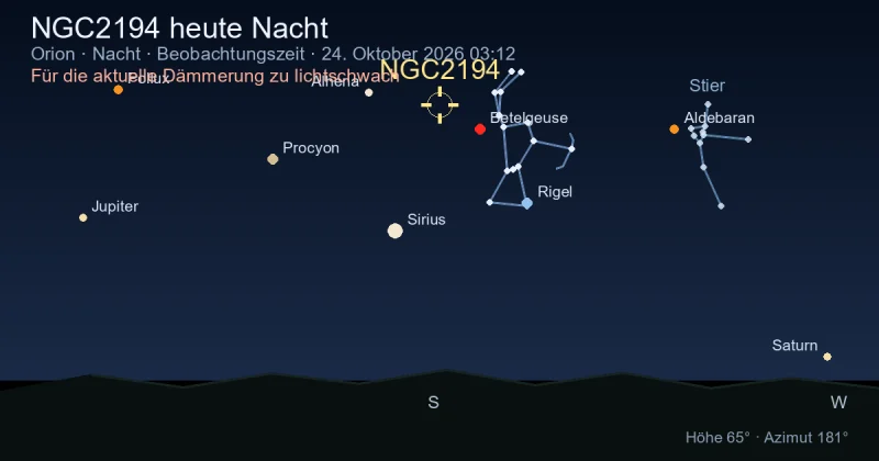 NGC2194 heute Nacht