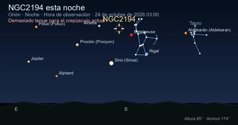 NGC2194 esta noche