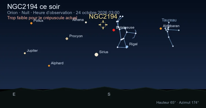 NGC2194 ce soir
