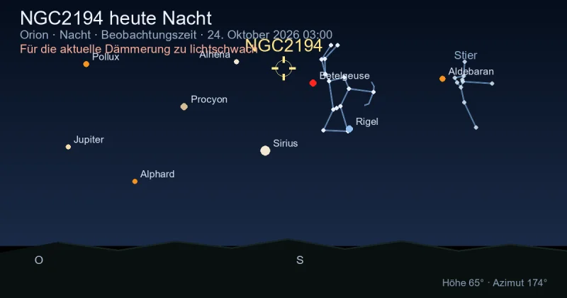 NGC2194 heute Nacht