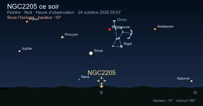 NGC2205 ce soir