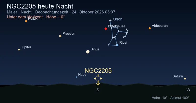 NGC2205 heute Nacht