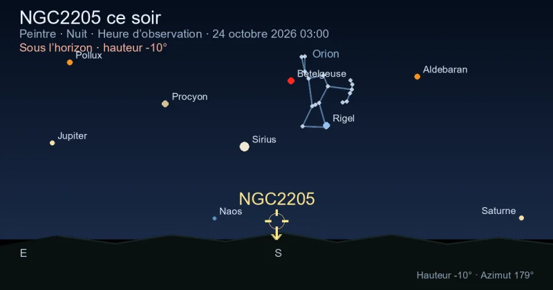 NGC2205 ce soir