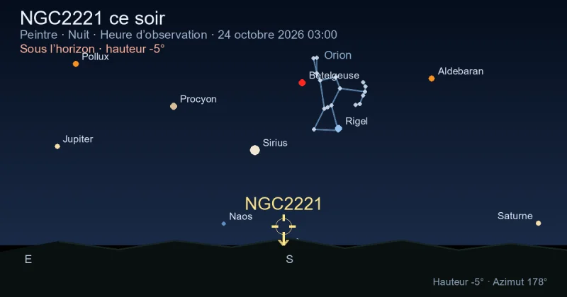 NGC2221 ce soir