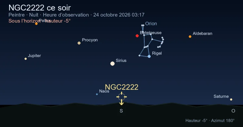 NGC2222 ce soir